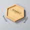 Mini Bamboo Tray Wood Saucer Flower Pot Tray Cup Pad Coaster Plate Kitchen Decorative Plate Creative Coffee Cup Mat Home Decor