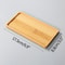 Mini Bamboo Tray Wood Saucer Flower Pot Tray Cup Pad Coaster Plate Kitchen Decorative Plate Creative Coffee Cup Mat Home Decor