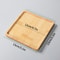 Mini Bamboo Tray Wood Saucer Flower Pot Tray Cup Pad Coaster Plate Kitchen Decorative Plate Creative Coffee Cup Mat Home Decor