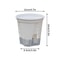 Transparent Self Watering Plant Pots Plastic Flowerpot Planter With Drainage Holes For Indoor And O 9
