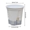 Transparent Self Watering Plant Pots Plastic Flowerpot Planter With Drainage Holes For Indoor And O 11