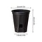 Transparent Self Watering Plant Pots Plastic Flowerpot Planter With Drainage Holes For Indoor And O 15