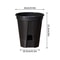 Transparent Self Watering Plant Pots Plastic Flowerpot Planter With Drainage Holes For Indoor And O 16