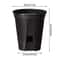 Transparent Self Watering Plant Pots Plastic Flowerpot Planter With Drainage Holes For Indoor And O 17