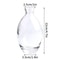Vintage Flower Vase, Mini Glass Vase for Wedding Party, Transparent Hydroponics Plant Flower Vases, Desktop Ornaments