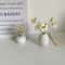 Ceramic Bud Vase, Small Single Stem Flower Vases, Mini Plant Bottle Pot, Decorative Floral Holder for Home Desktop Decor