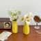 Modern Small Flower Vases, Candy Color Ceramic Bud Vase, for Pampas Grass, Desktop Ornaments, Living Room Decor