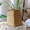 Natural Seaweed Weave Basket, Pastoral Rattan Vase, Bamboo Weaving Vases, Floral Arrangement, Dried Flower Vase for Home