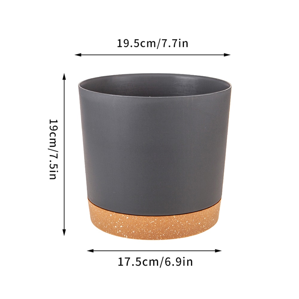 Self Watering Plant Pots, Automatic Plastic Flowerpot, Bottom Watering Planters with Saucer for Indoor Outdoor Plants