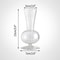 Mini Transparent Glass Vase Nordic Flower Vase Hydroponic Plant Vase Modern Living Room Glass Ornam 15