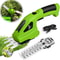 Cordless Electric Hedge Trimmer, Rechargeable Handheld Lawn Shrub Mower, Garden Tools for Weeding Pruning