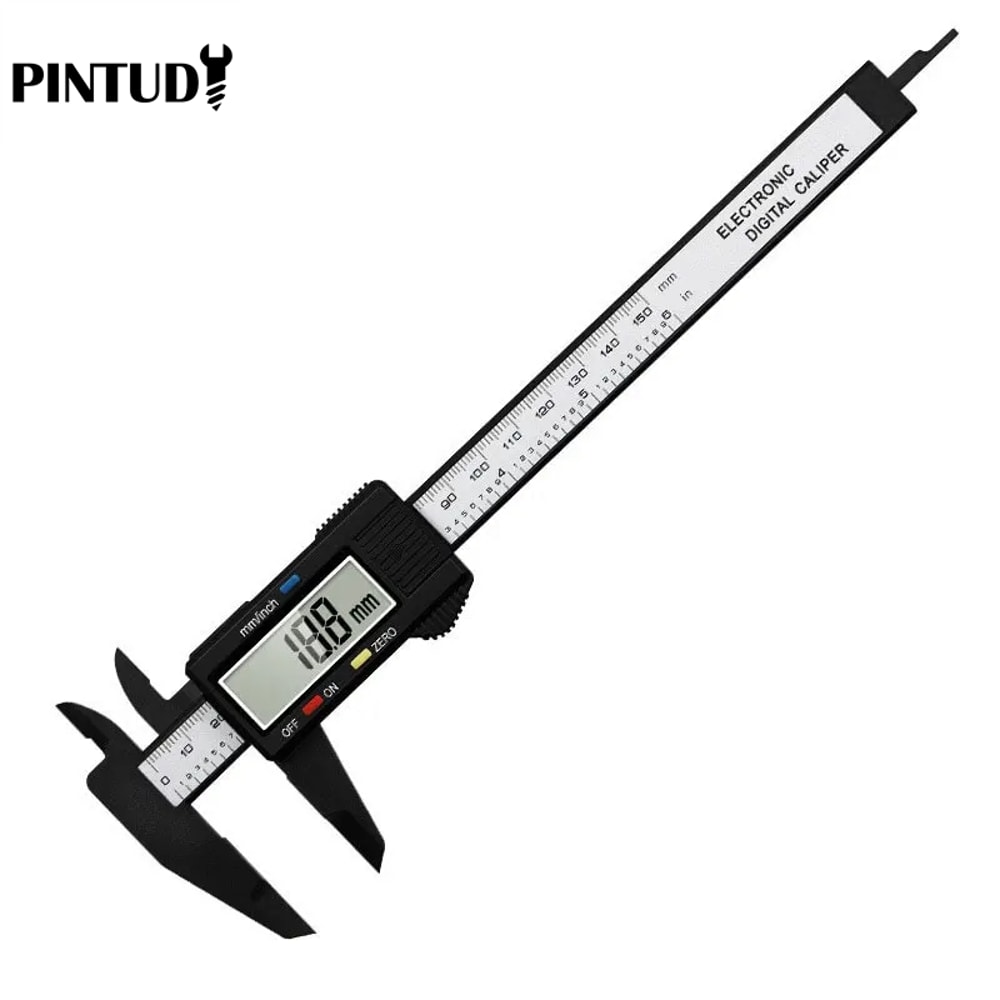 Plastic Vernier Caliper Digital Display Caliper Mini Text Play Caliper Student Vernier Ruler Measur 8