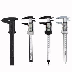 plastic vernier caliper, digital display caliper, mini text play caliper, student vernier ruler, measuring tools