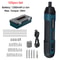 Mini Cordless Electric Screwdriver Rechargeable Power Drill Bits Set Household Torque Repair Tools 7