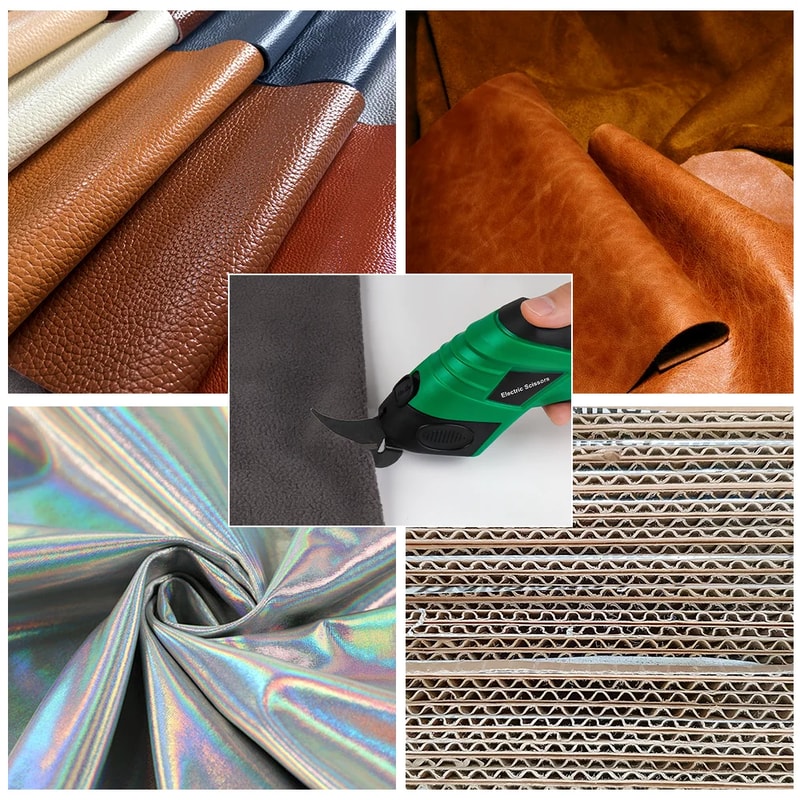 Electric Scissors For DIY Cordless Sewing Tufting USB Charging LeatherFabricCardboard Cutting Tool 3