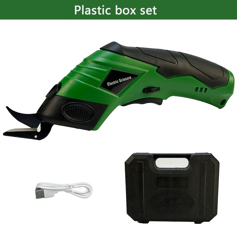 Electric Scissors For DIY Cordless Sewing Tufting USB Charging LeatherFabricCardboard Cutting Tool 7
