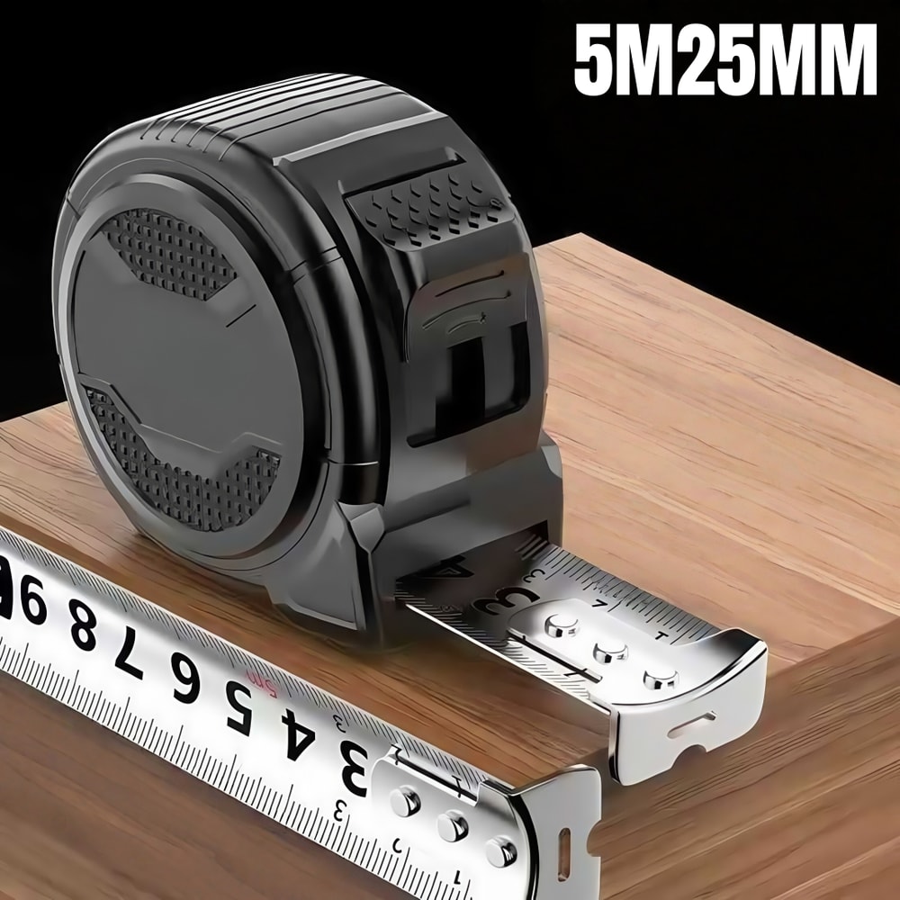 Stainless Steel Tape Measure High Precision Retractable Ruler For Woodworking And Home Use 8