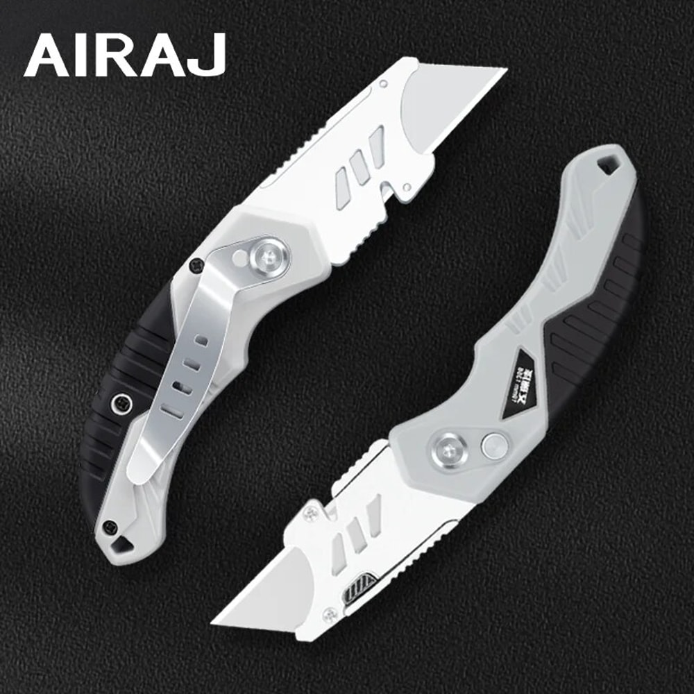 Multifunctional Utility Knife Retractable Sharp Cut Heavy Duty Steel Break Blade For Electricians P 3
