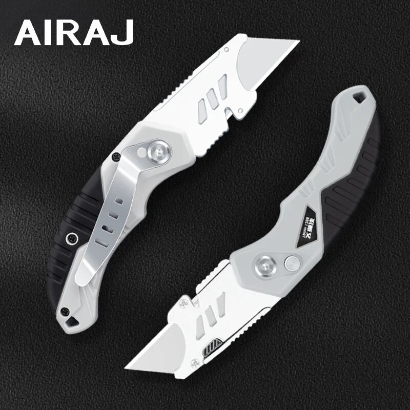 Multifunctional Utility Knife Retractable Sharp Cut Heavy Duty Steel Break Blade For Electricians P 3