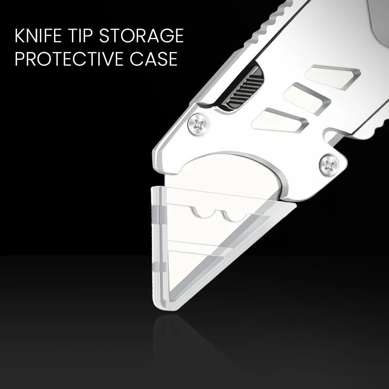 Multifunctional Utility Knife Retractable Sharp Cut Heavy Duty Steel Break Blade For Electricians P 5
