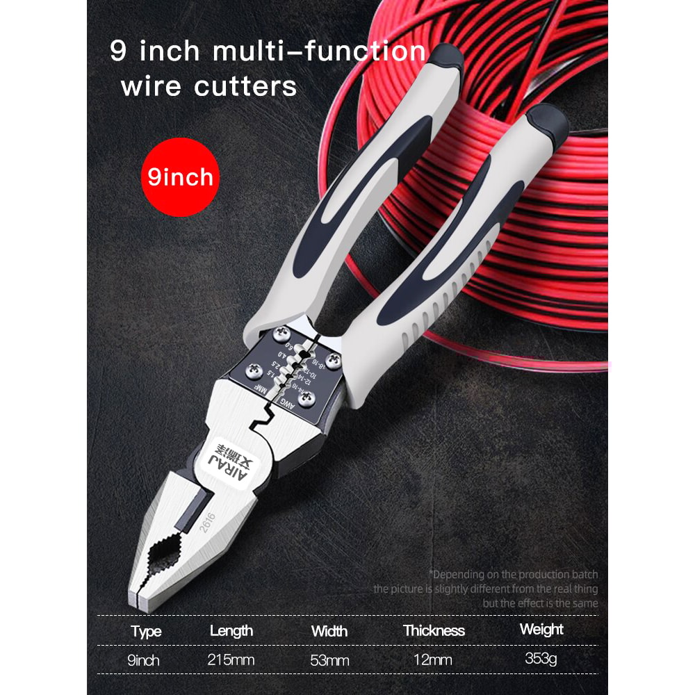 Wire Pliers Sharp Large Opening Stripping Pliers Industrial Grade Multifunctional Manual Tools 2