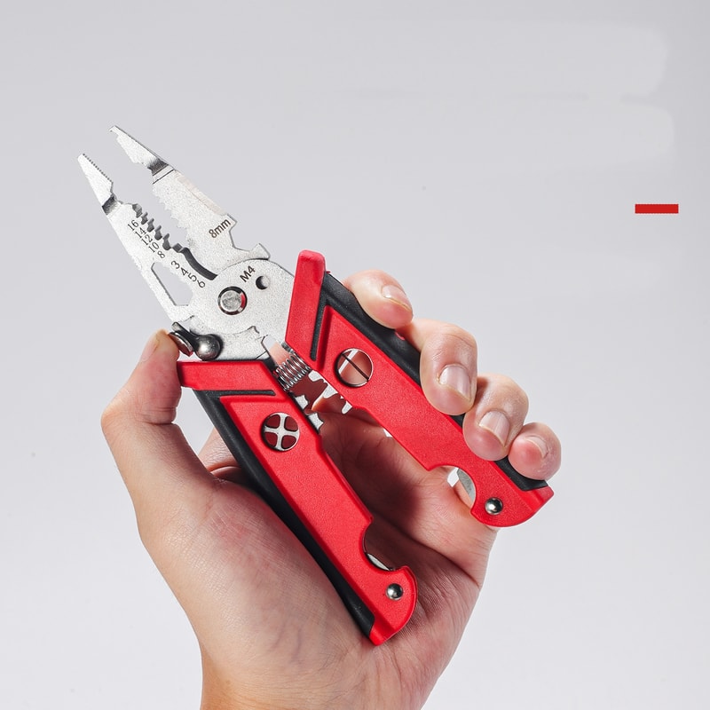 Electrician Pliers Multifunctional Wire Stripper Crimper Pliers Professional Electrician Tool For C 0