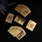 Gold Waterproof Playing Cards, Plastic Poker Game, Table Games for Halloween Christmas, Family Game Nights, Board Game