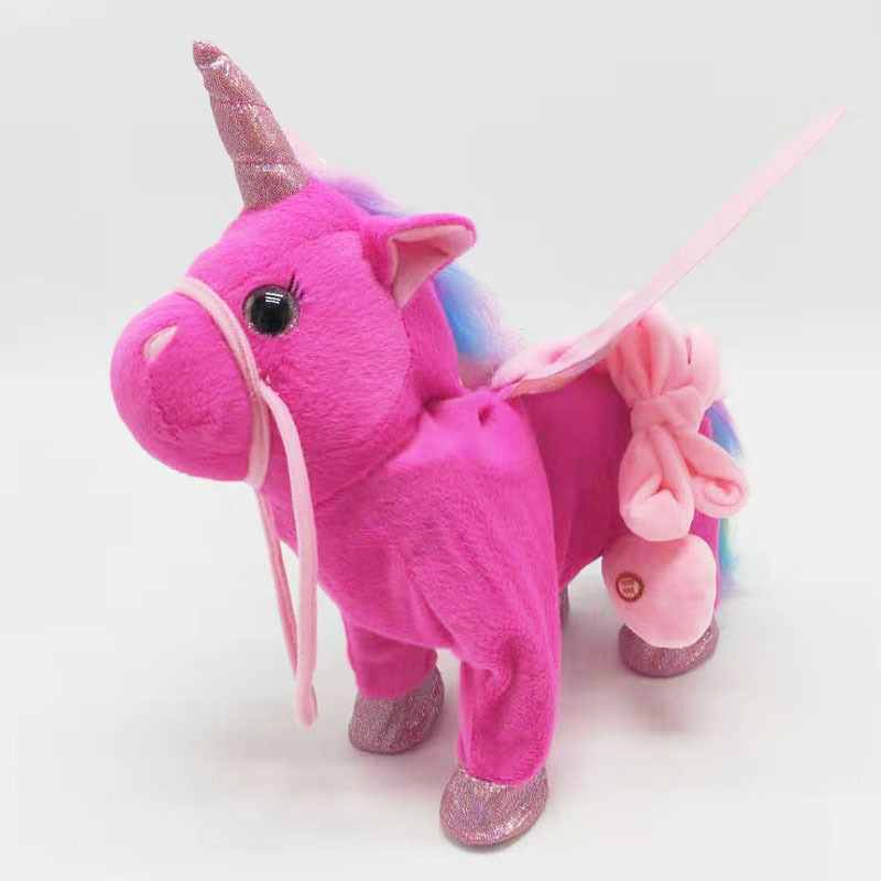 Electric Funny Plush Toy, Singing Music Walk Magic Unicorn Animal, Horse Toys for Children, Girls, Fantasy Gift for Kids