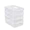 Extra Large Stackable Storage Box with Lid, Clear Plastic Organizer for Toy Building Blocks, Storage Box for Toys