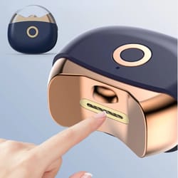 automatic electric nail clipper with led light, usb rechargeable nail grinder & polisher for baby, adults, fast blade