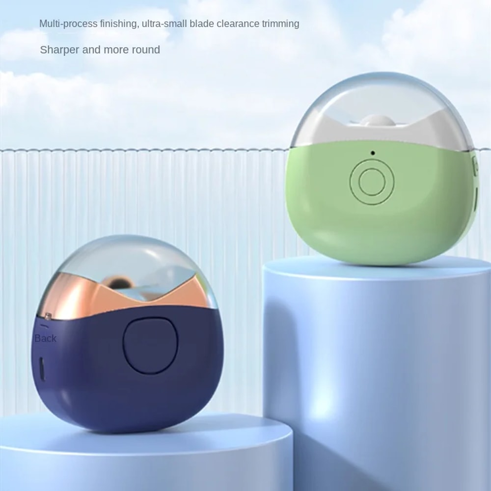 Automatic Electric Nail Clipper with LED Light, USB Rechargeable Nail Grinder & Polisher for Baby, Adults, Fast Blade