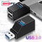 USB HUB Adapter Extender For PC Laptop 3Port Mini Splitter Box HiSpeed USB Card Reader USB Adapter 1
