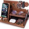 Wooden Desk Organizer, Phone Holder, Keys, Wallet, Glasses, Watch Stand, Office Desktop, Bedside Organizer, Jewelry