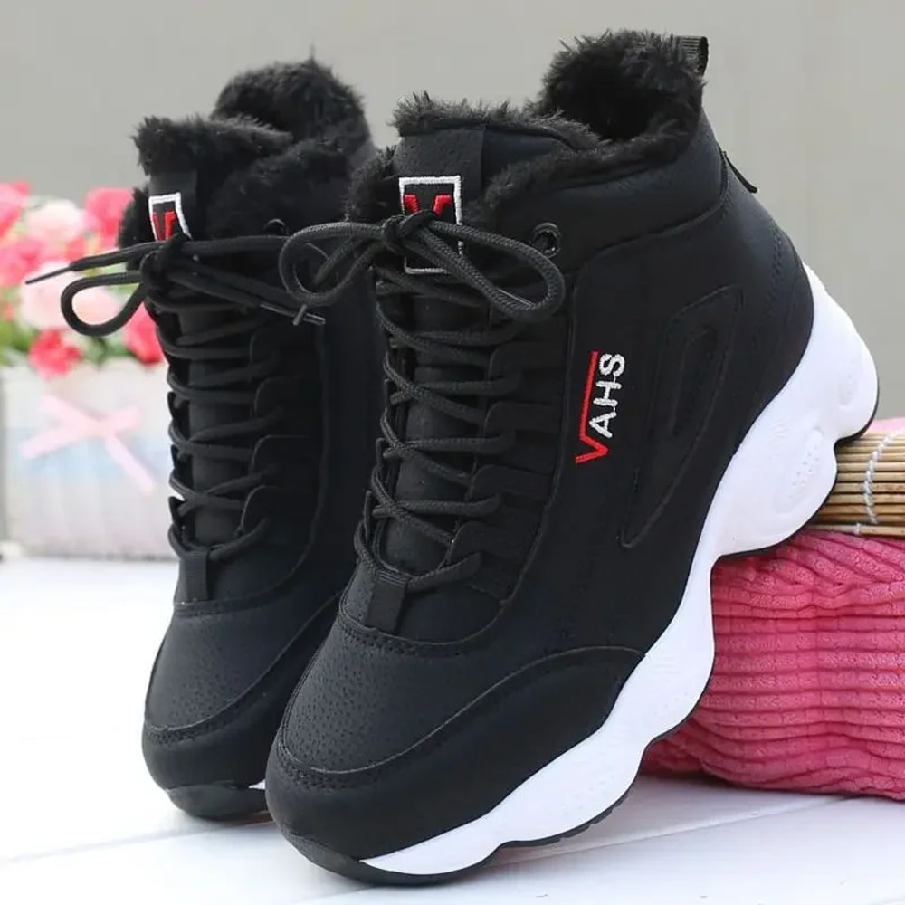 Cotton Shoes Winter New Velvet Sports Shoes Warm Thick Bottom Casual Shoes Flat Bottom Versatile St 2