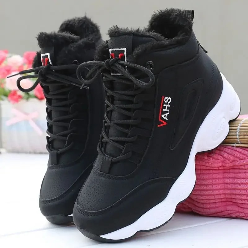 Cotton Shoes Winter New Velvet Sports Shoes Warm Thick Bottom Casual Shoes Flat Bottom Versatile St 2