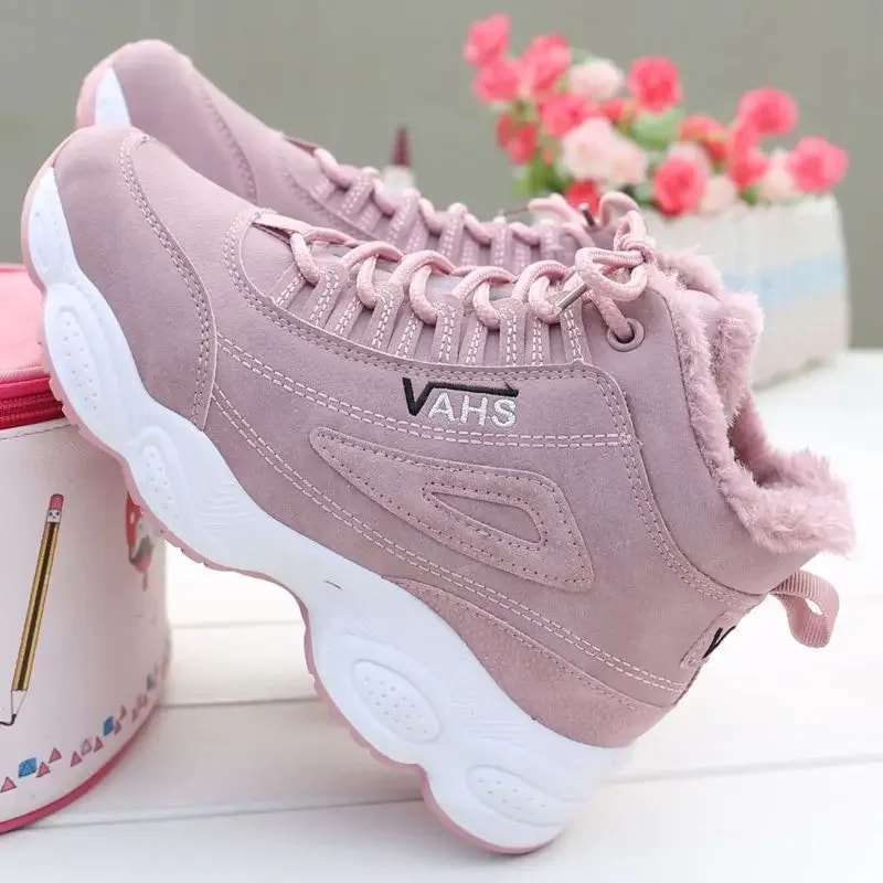 Cotton Shoes Winter New Velvet Sports Shoes Warm Thick Bottom Casual Shoes Flat Bottom Versatile St 3
