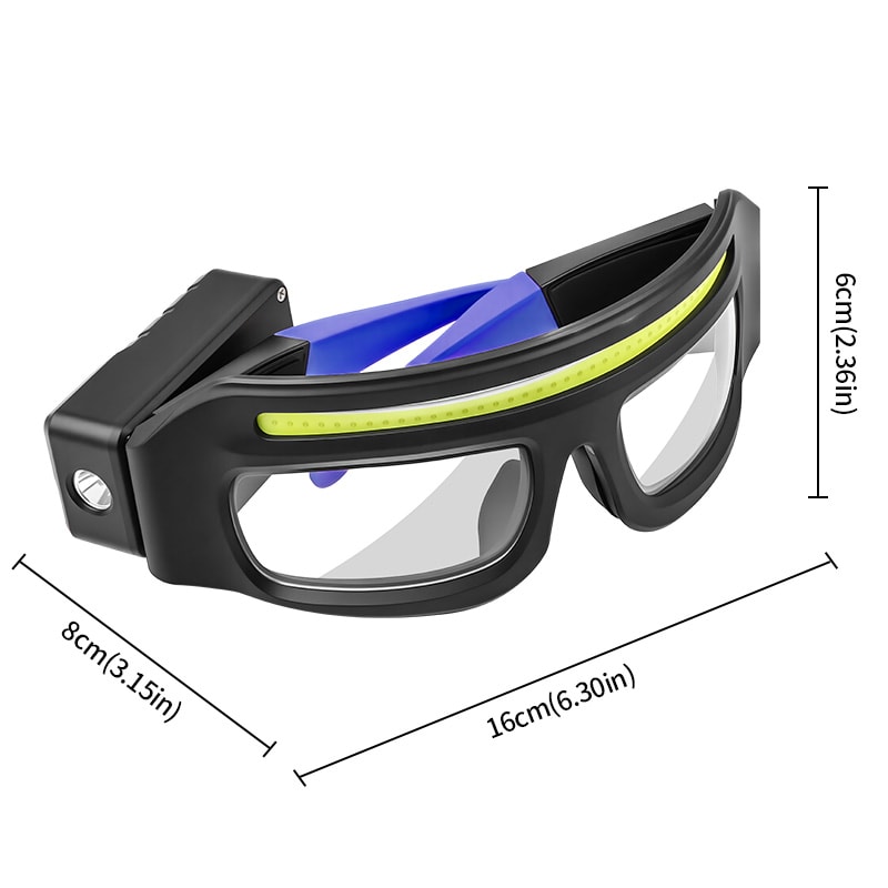 Multifunctional Glasses Light With TypeC Charging Compact And Portable TouchSensitive Headlamp Warn 5