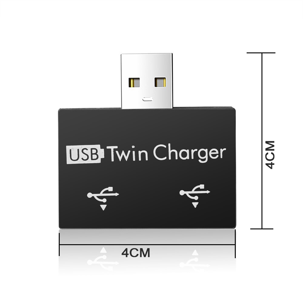 USB Hub Adapter USB Splitter USB HUB Converter USB Male To Twin Charger Interface Female For Huawei 5