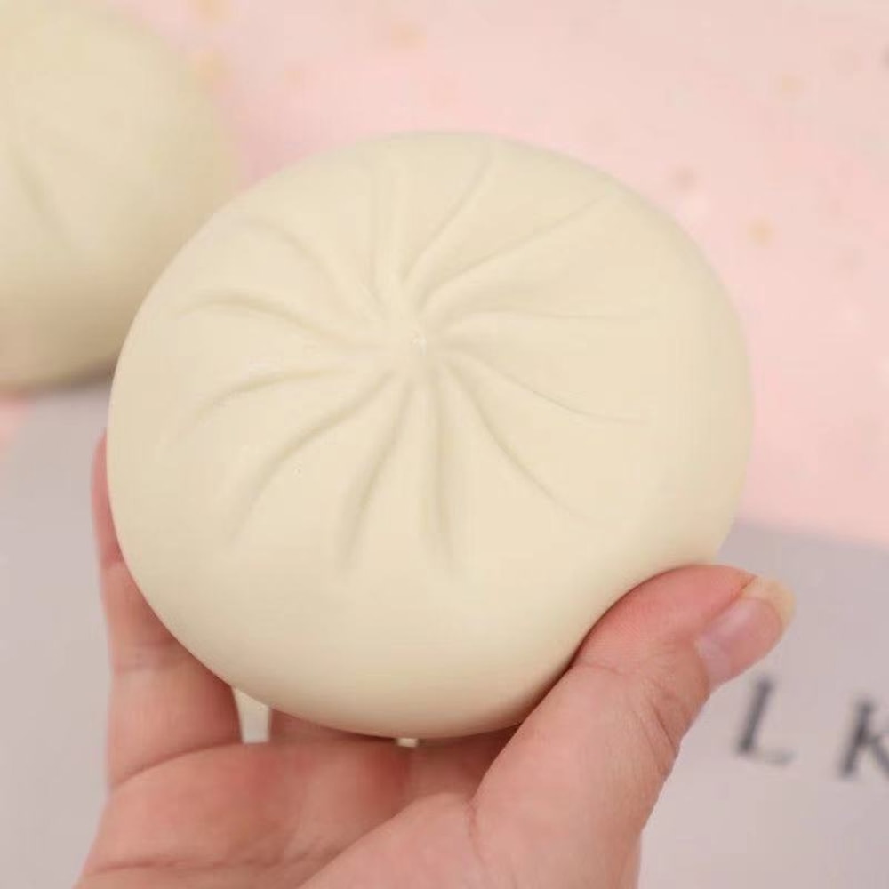 Creative Fake Buns, Simulated Craft, Slow Rebound Bun Shape, Ventilated Pressure Relief Ornament