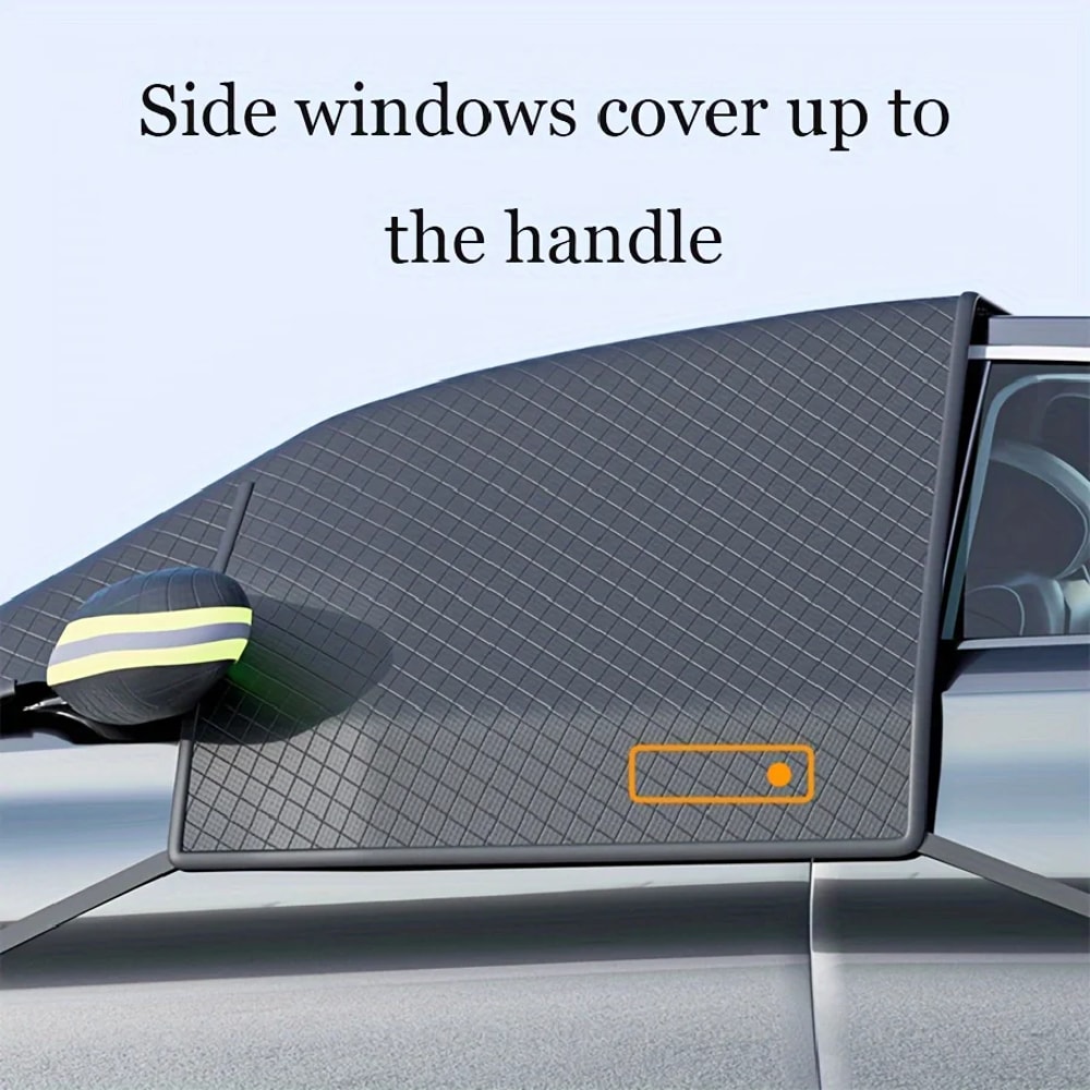Premium Car Snow Cover Extended Winter Windshield Protector For Frost Snow Protection Thickened Car 2