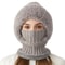 Women Knitted Winter Hat Warm Pullover Hat Outdoor Unisex Hat Neck Warmer For Outdoor Activity 5