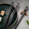 Nordic-Style Alloy Chopsticks Set, Non-Slip Heat-Resistant Utensils for Individual Servings, Dishwasher Safe