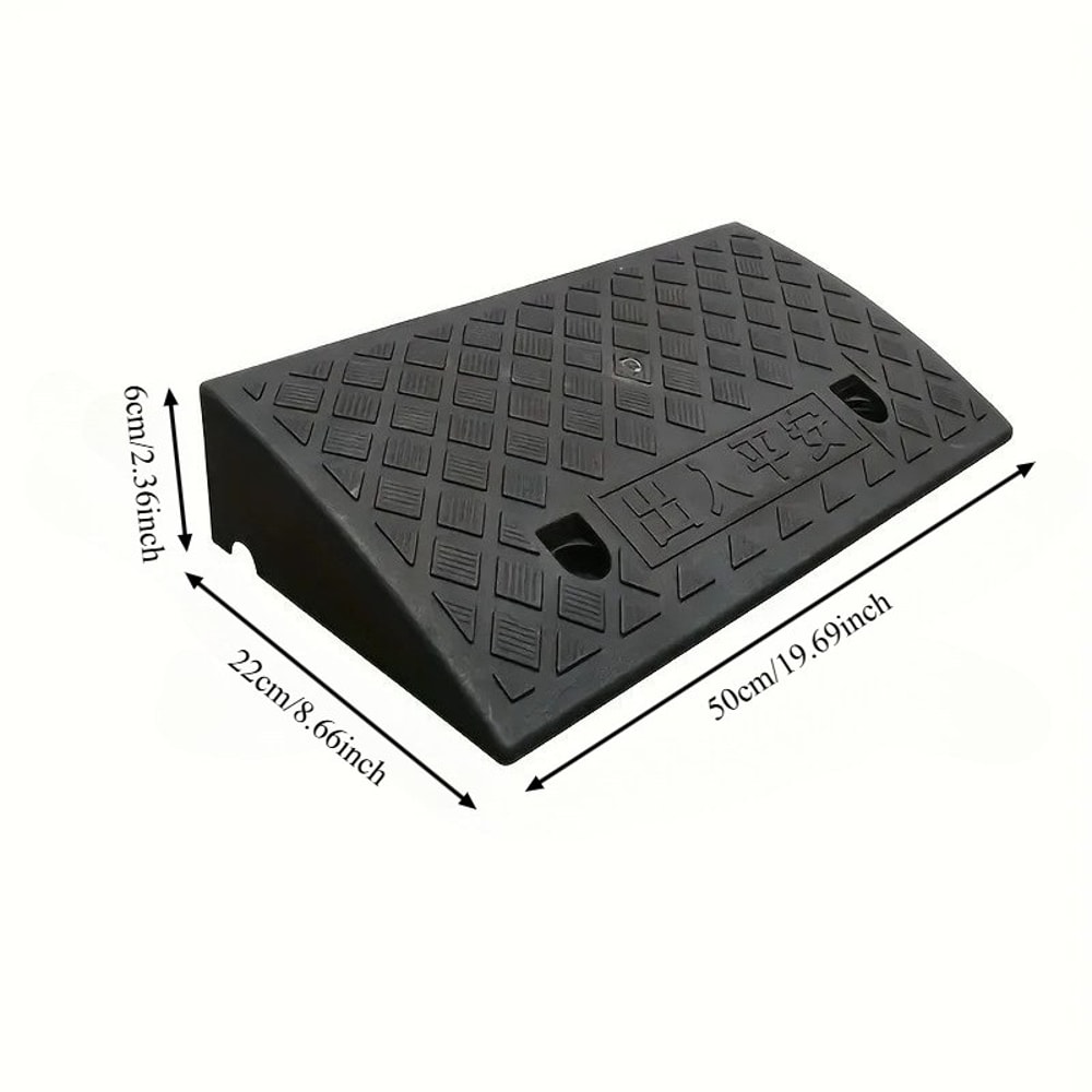 Portable Threshold Ramp Durable Ramp For Car Motorcycle Wheelchair Scooter Pets Access NonSlip Surf 6
