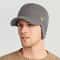 Men Winter Knitted Hat Outdoor Cycling Ear Protection Warmth Peaked Cap Casual Fashion Sunhat Bombe 2