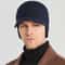 Men Winter Knitted Hat Outdoor Cycling Ear Protection Warmth Peaked Cap Casual Fashion Sunhat Bombe 3