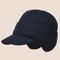 Men Winter Knitted Hat Outdoor Cycling Ear Protection Warmth Peaked Cap Casual Fashion Sunhat Bombe 13