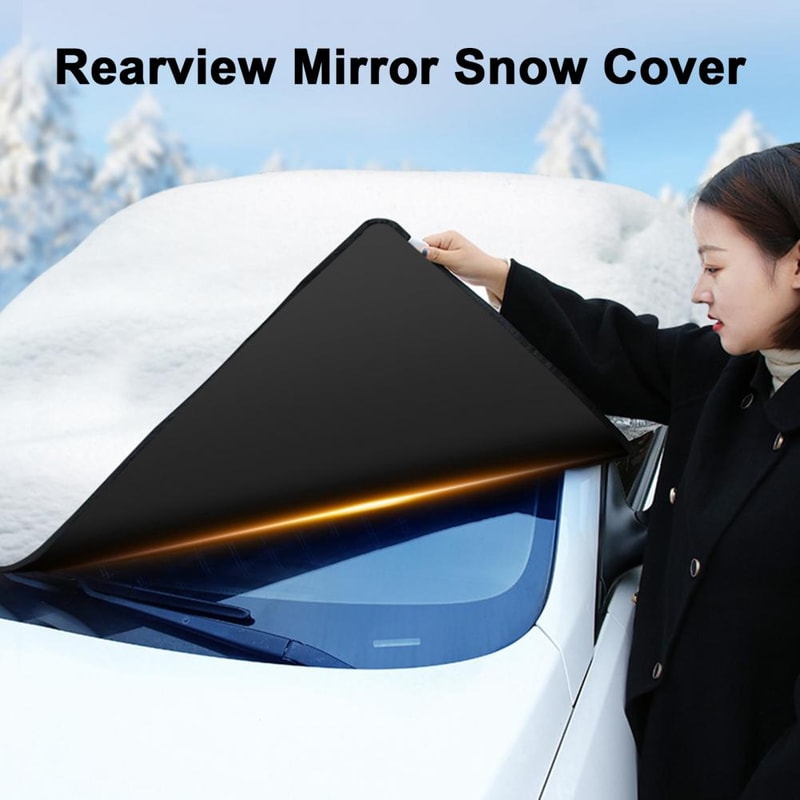 Car Windshield Snow Cover Foldable Design Anti Freezing Frost Proof Simple Installation Window Ice 2