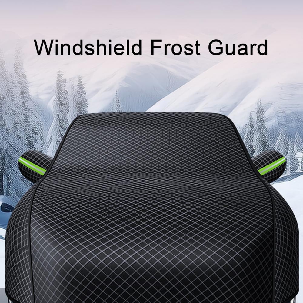 Car Windshield Snow Cover Foldable Design Anti Freezing Frost Proof Simple Installation Window Ice 3