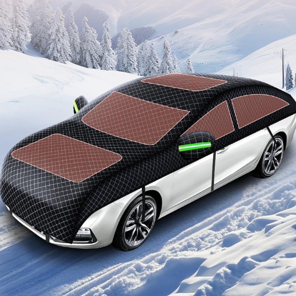 Car Windshield Snow Cover Foldable Design Anti Freezing Frost Proof Simple Installation Window Ice 6