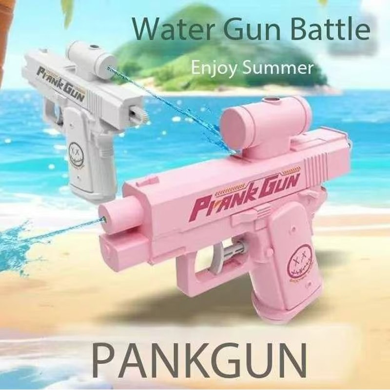 Funny DoubleSided Reverse Water Gun Mini Tactical Water Sprayer Summer Prank Toy For Kids Adults P